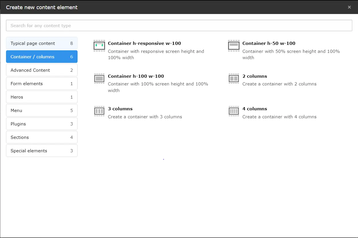 Typo3 12 Container Extension