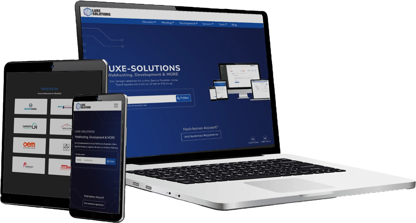 Luxe-Solutions - Webdesign 3D Grafik
