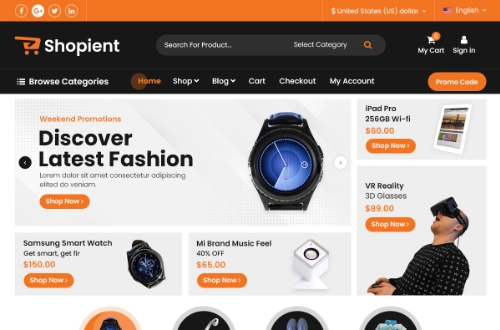 Wordpress Shopient Theme