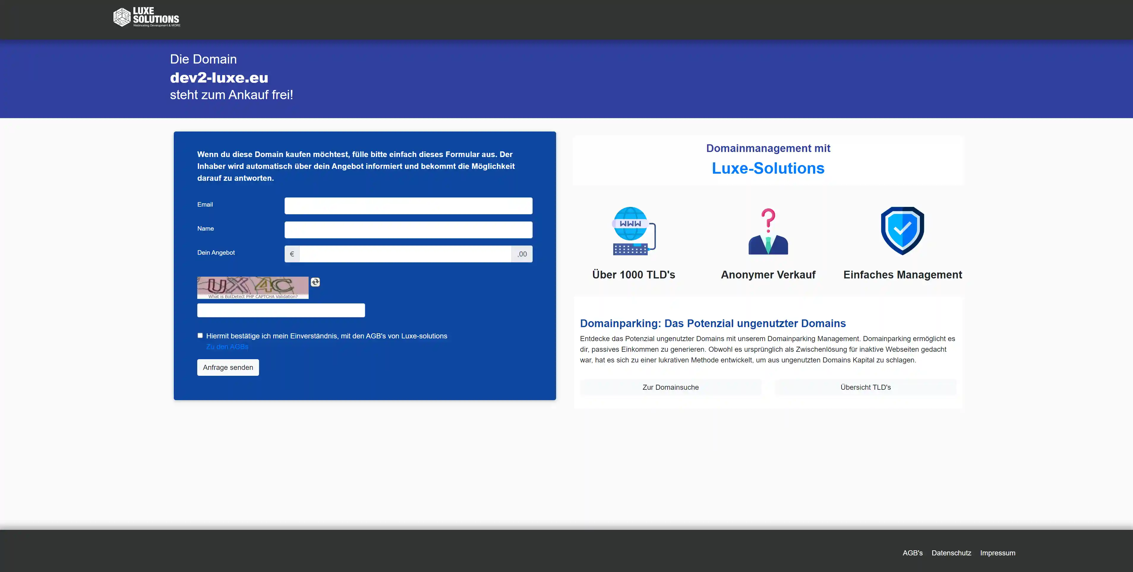 Domainparking Template